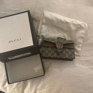 Authentic Gucci Dionysus Supreme super mini bag